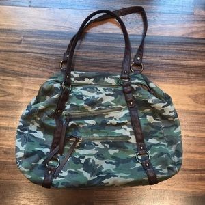 Camo Canvas Purse